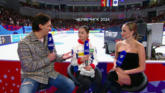 «Тройной аксель на новом катке остался». Аделия Петросян о короткой программе. Чемпионат России по фигурному катанию 2024