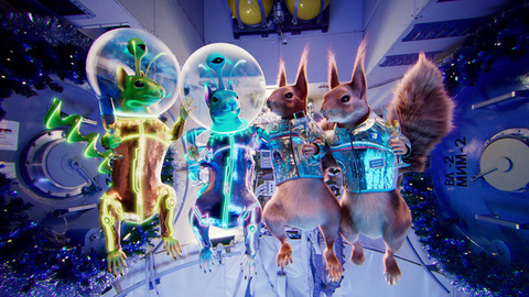 Белки в космосе. Чужие