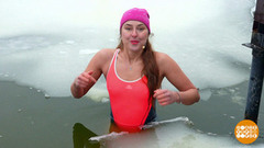 В прорубь — в первый раз. Доброе утро. Фрагмент