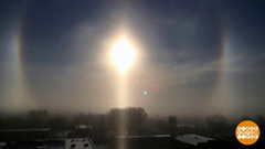 Перламутровые облака и ныряющие циклоны. Доброе утро. Фрагмент