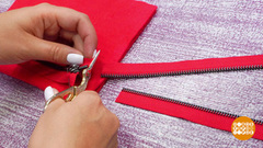 Как укоротить застежку-молнию. Доброе утро. Фрагмент