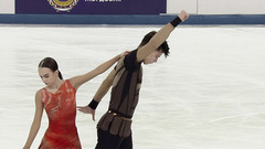 Алиса Блинникова — Алексей Карпов. Произвольная программа. Первенство России по фигурному катанию среди юниоров 2024