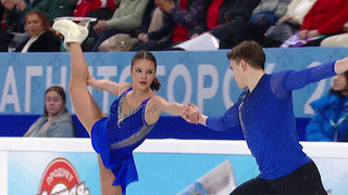 Екатерина Чикмарева – Матвей Янченков. Короткая программа. Фигурное катание. Спартакиада сильнейших 2024