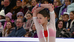 Ксения Синицына. Произвольная программа. Фигурное катание. Спартакиада сильнейших 2024