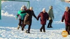 Футбол в валенках и другие виды спорта. Доброе утро. Суббота. Фрагмент