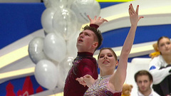 Анастасия Мишина — Александр Галлямов. Короткая программа. Тинькофф Кубок Первого канала по фигурному катанию 2024