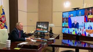 Владимир Путин с членами правительства обсудил задачи по реализации новых нацпроектов