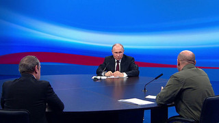 Встреча Владимира Путина с сопредседателями избирательного штаба