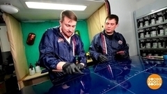 Царапина на капоте: замажем? Доброе утро. Фрагмент