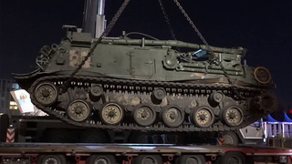 К музею Победы в Москве доставили американский БРЭМ M88А1