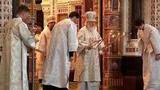 Предстоятель Русской православной церкви совершил Божественную литургию в храме Христа Спасителя