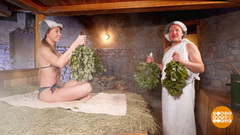 Выгоняем кашель березовым веником! Доброе утро. Фрагмент