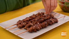 Шашлык из куриных сердечек от Марии Суровой. Доброе утро. Суббота. Фрагмент