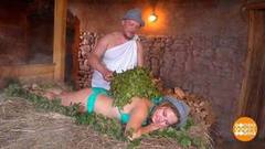 Банька с березовыми ветками. Доброе утро. Фрагмент