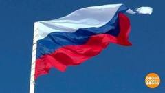 Российский триколор: и в Антарктиде тоже! Доброе утро. Фрагмент