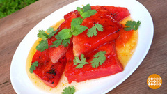 Жарим арбуз в маринаде. Доброе утро. Фрагмент