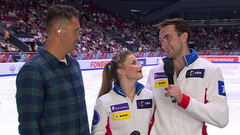 «Надеемся, у нас все получилось». Василиса Кагановская и Максим Некрасов о ритм-танце. Контрольные прокаты сборной России по фигурному катанию 2024