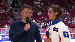 «В какой-то момент делаешь пять, а потом пытаешься ехать дальше». Марк Кондратюк и Петр Гуменник о произвольных программах. Контрольные прокаты сборной России по фигурному катанию 2024