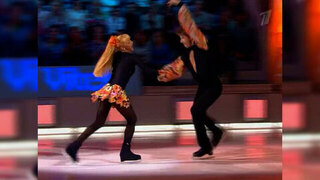 Оксана Пушкина — Алексей Ягудин. «Gopher Mambo». Звезды на льду. Фрагмент. 2006 год