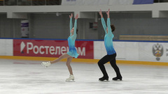Анастасия Чернышова — Владислав Вильчик. Произвольная программа. Юниоры. Москва. Гран-при России по фигурному катанию 2024/25