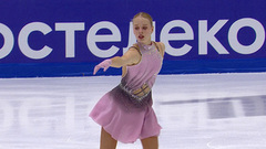 Арина Видинеева. Короткая программа. Казань. Гран-при России по фигурному катанию 2024/25