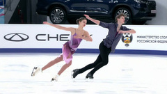 Елизавета Малеина — Матвей Самохин. Произвольный танец. Юниоры. Красноярск. Гран-при России по фигурному катанию 2024/25