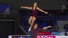 Дарья Андреева — Александр Акимов. Короткая программа. Красноярск. Гран-при России по фигурному катанию 2024/25