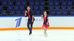 Ольга Сабада — Павел Астахов. Короткая программа. Юниоры. Москва. Гран-при России по фигурному катанию 2024/25