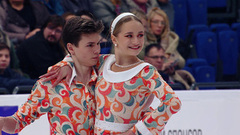 Вероника Шульпина — Глеб Солович. Ритм-танец. Москва. Гран-при России по фигурному катанию 2024/25