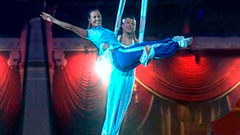 Жанна Фриске под куполом цирка. Цирк со звездами. Фрагмент выпуска. 2007 год