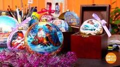 Хрупкая красота елочного шара. Доброе утро. Фрагмент