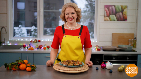 Фаршированные грибы для новогоднего стола. Доброе утро. Фрагмент