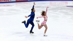 Елизавета Худайбердиева — Егор Базин. Ритм-танец. Чемпионат России по фигурному катанию 2025