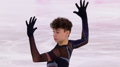 Эдуард Карартынян. Короткая программа. Первенство России по фигурному катанию среди юниоров 2025