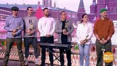 Лауреаты премии «Золотой орел»: Виталий Окороков, Федор Журов, Андрей Гуркин, Константин Королев, Мухарам Кабулова, Никита Ганькин. Доброе утро