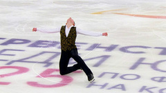 Макар Солодников. Произвольная программа. Первенство России по фигурному катанию среди юниоров 2025