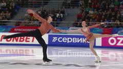 Елизавета Осокина — Артем Грицаенко. Короткая программа. Финал Гран-при России по фигурному катанию 2025