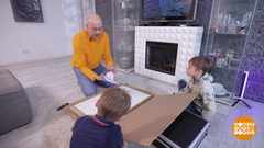 Папа вам не мама, он все соберет! Даже стол... Доброе утро. Суббота. Фрагмент