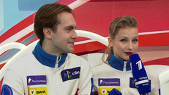 «Мы еще не отошли от проката». Василиса Кагановская и Максим Некрасов о ритм-танце. Финал Гран-при России по фигурному катанию 2025