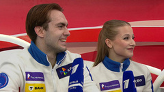 «Мы были свободнее, чем на чемпионате России». Василиса Кагановская и Максим Некрасов после победы. Финал Гран-при России по фигурному катанию 2025