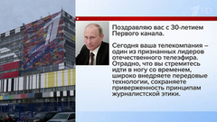 Зрители поздравляют Первый канал с юбилеем