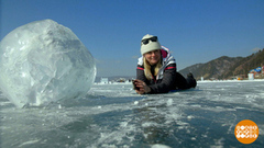 Байкальский лед, красивый и опасный. Доброе утро. Фрагмент