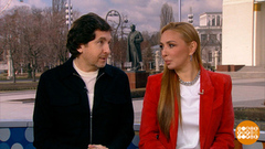 Татьяна Навка и Александр Файфман: Первый канал — первый во всем! Доброе утро. Фрагмент
