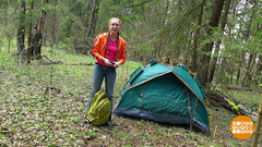 Выбираем место для палатки. Доброе утро. Фрагмент