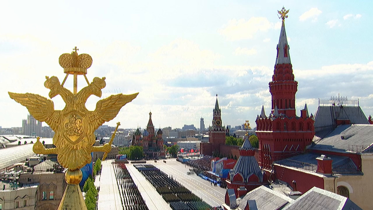 Москва. Красная площадь. Военный Парад в ознаменование 80-й годовщины Победы в Великой Отечественной войне 1941-1945 годов. Анонс