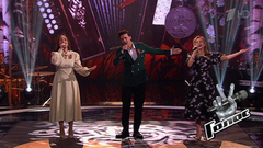 Богдан Шувалов / Яна Габбасова / Виктория Соломахина — «На солнечной поляночке». Голос Победы. Фрагмент