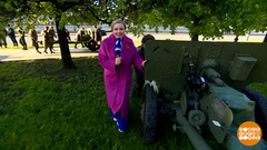 Прямое включение. Москва: салютный дивизион. Праздничный канал. Фрагмент