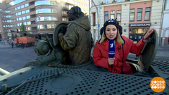 Прямое включение. Москва: колонна техники. Праздничный канал. Фрагмент