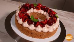 Готовим летний торт с черешней. Доброе утро. Фрагмент