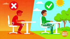 Сидячая работа: хорошо сидим? Доброе утро. Фрагмент